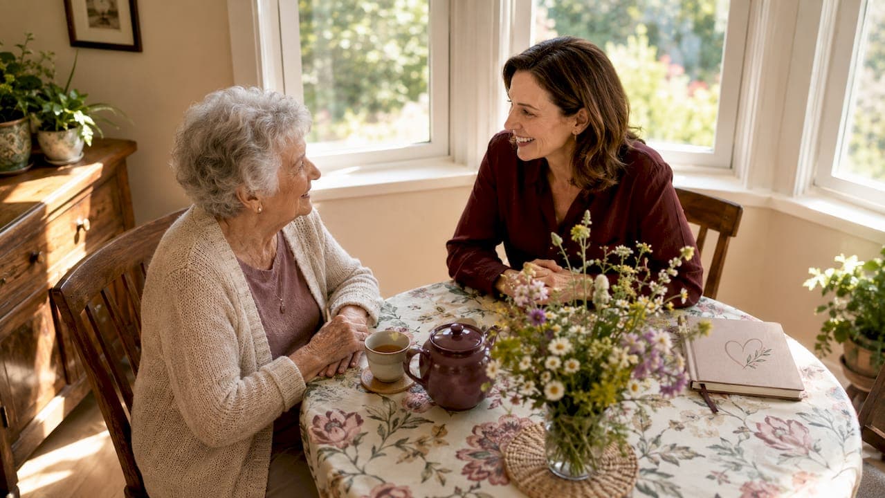 Why professional companionship supplements family visits
